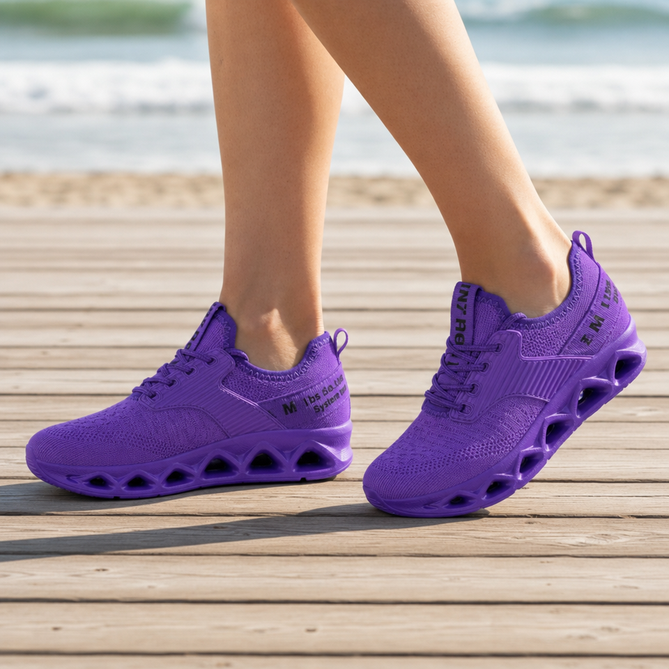 Monsaraz Bold Blade Sneakers in Purple
