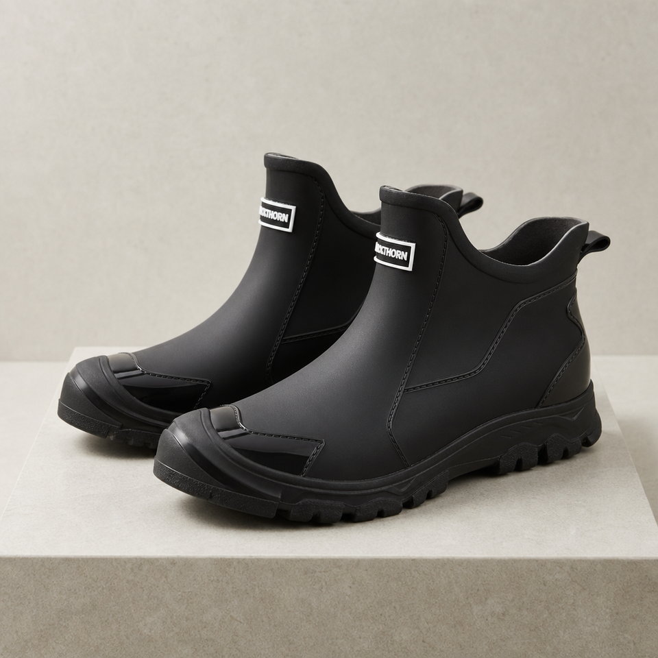 Segovia Waterproof Slip-On Boots in Stealth