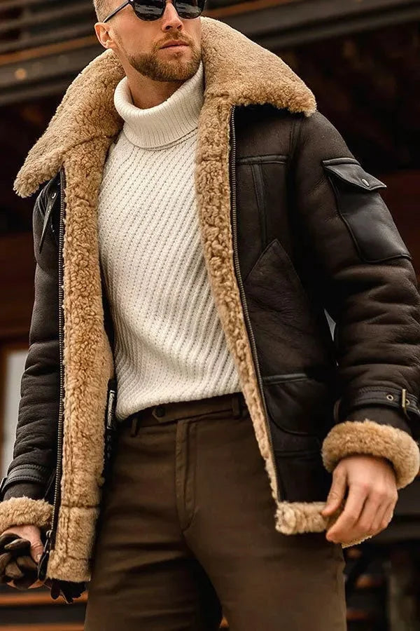 Novara Thick Faux Leather Jacket