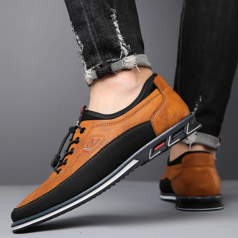 Biella Oxford Comfort Orthopedic Leather Shoes for Men