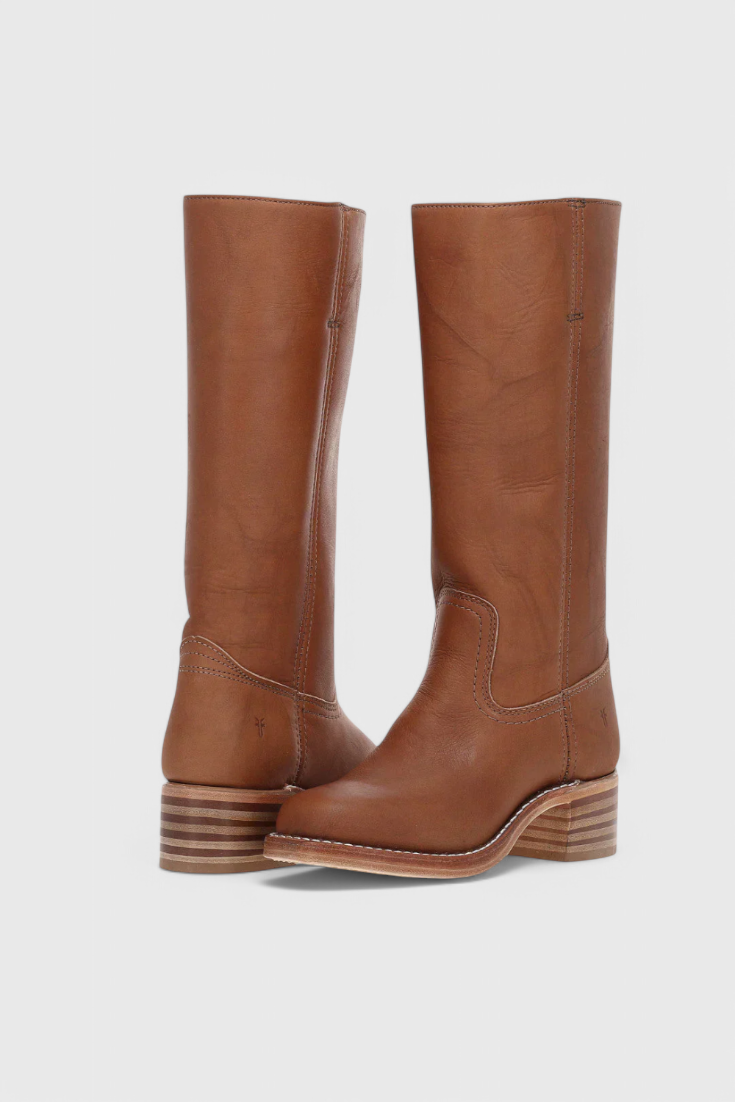 Lecco Tall PU Leather Boots