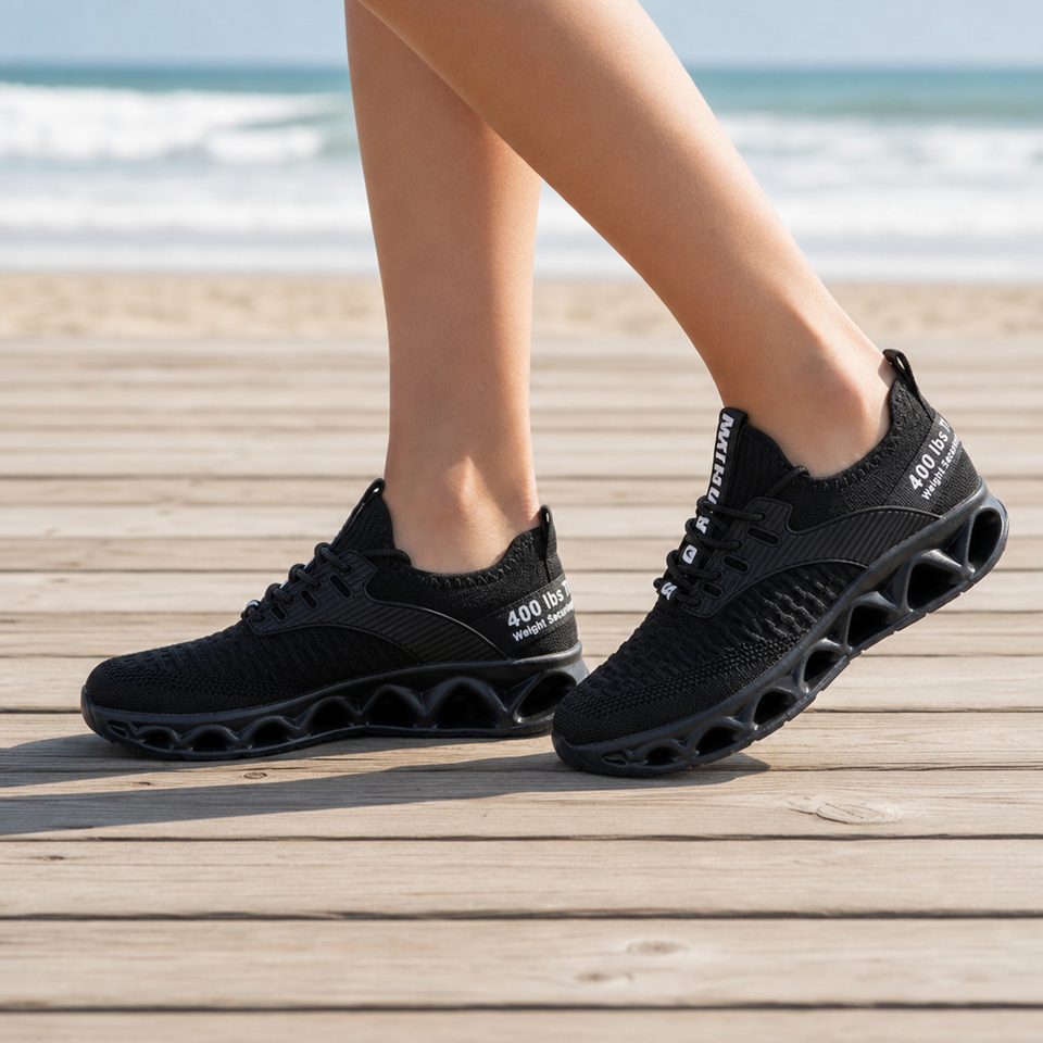 Monsaraz Bold Blade Sneakers in Black