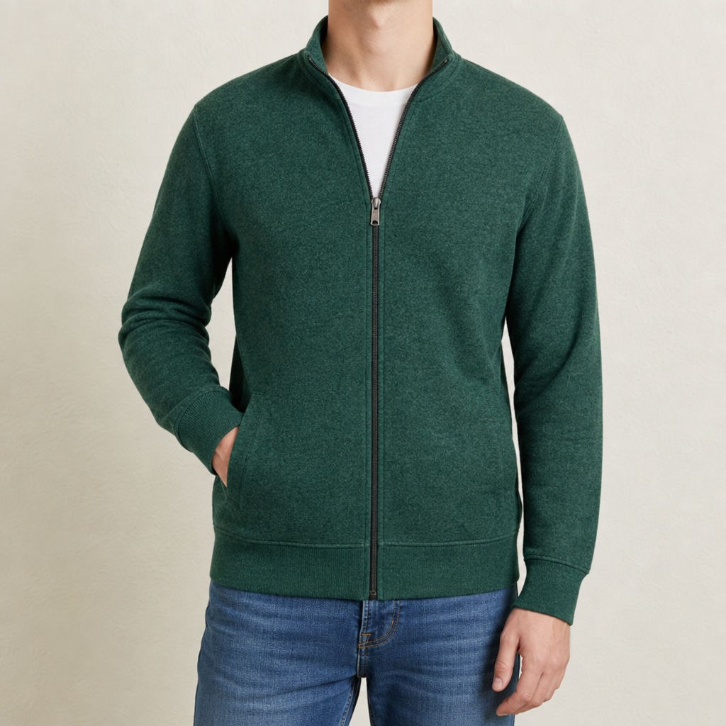 Como Full-Zip Fleece Jacket in Green