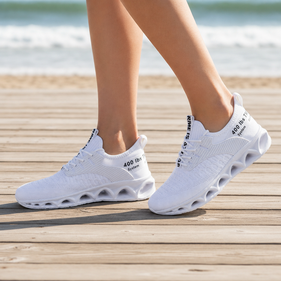 Monsaraz Bold Blade Sneakers in White