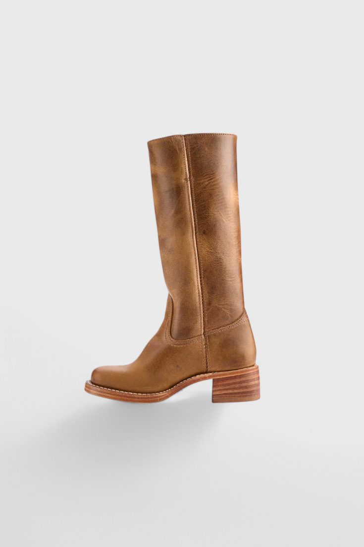 Lecco Tall PU Leather Boots