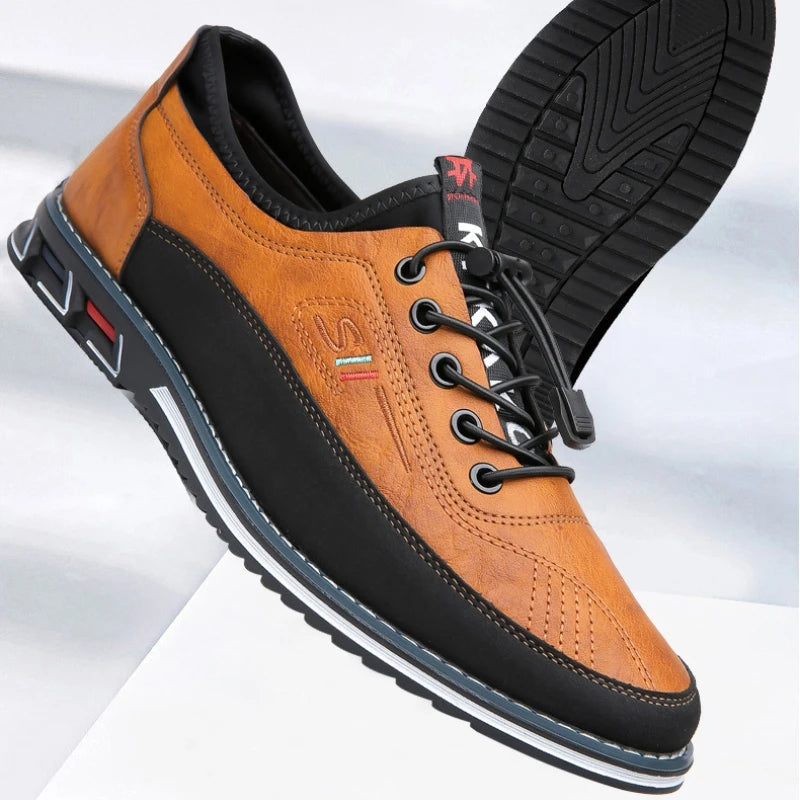 Biella Oxford Comfort Orthopedic Leather Shoes for Men