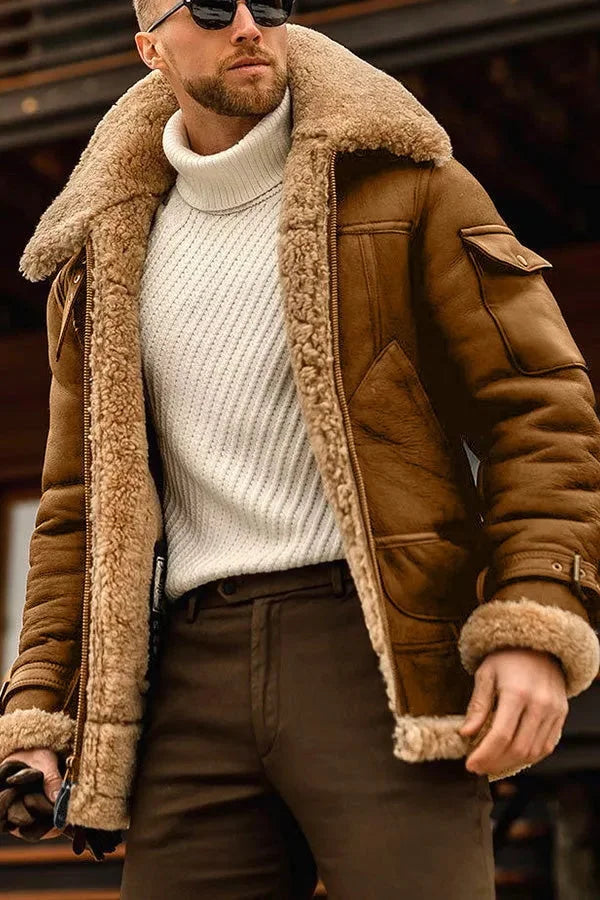 Novara Thick Faux Leather Jacket