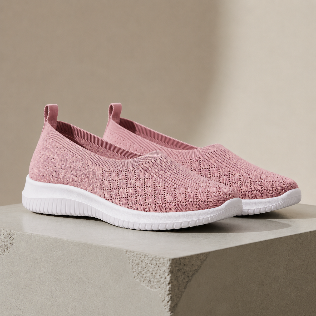 Larnaca Knit Mesh Slip-On Sneakers