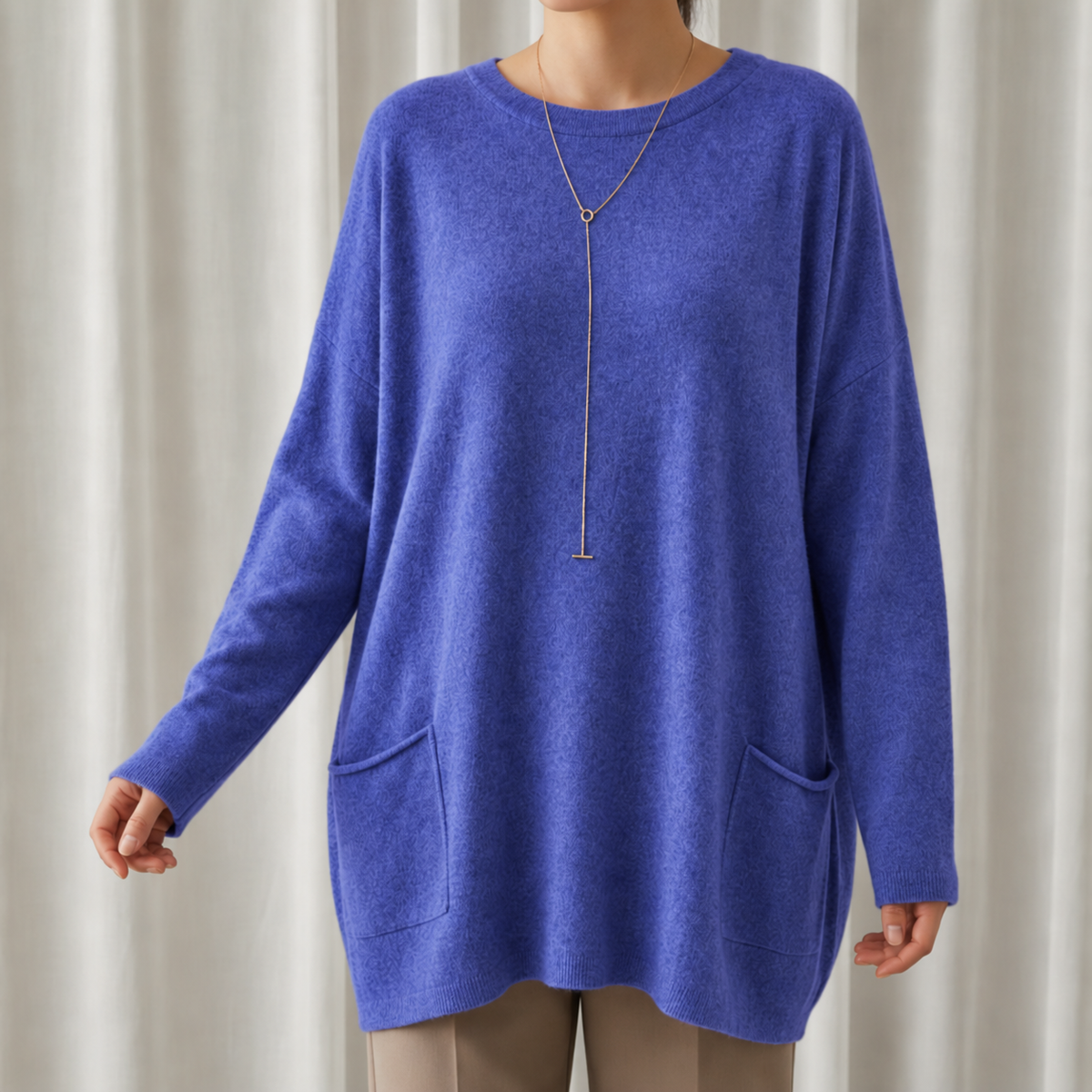 Monsaraz Relaxed Pocket Tunic Sweater