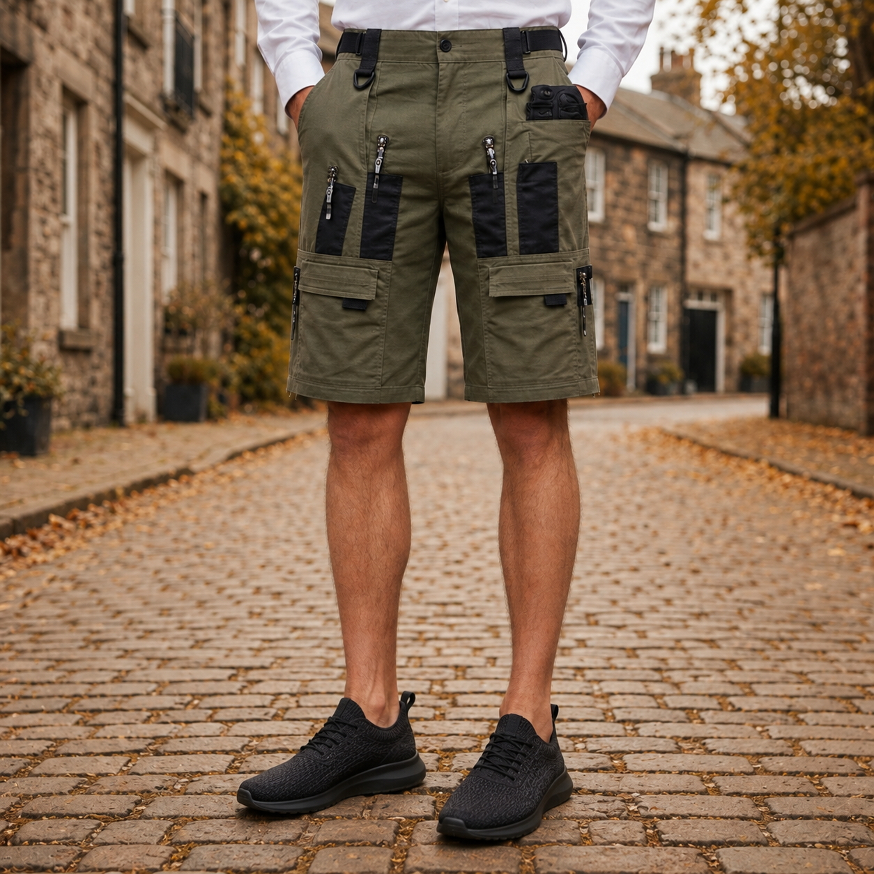 Soller Tactical Camo Cargo Shorts