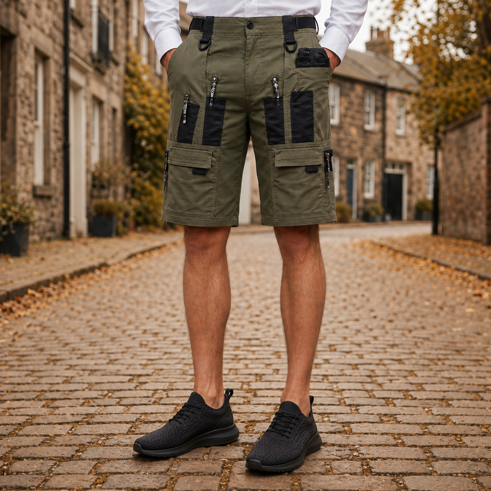 Soller Tactical Camo Cargo Shorts