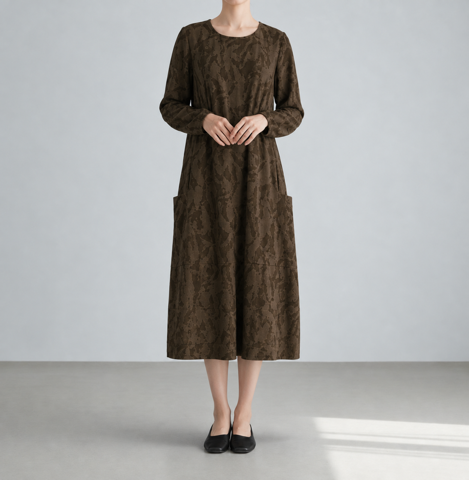 Gozo Printed Midi Dress