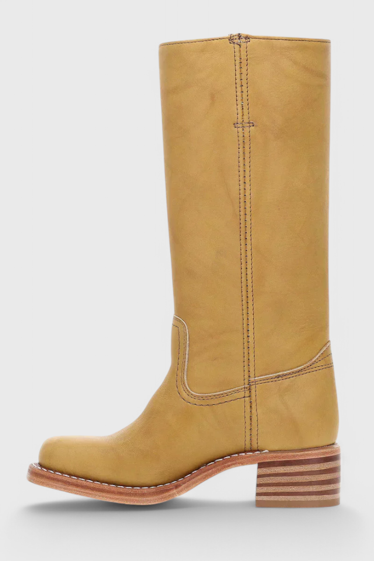 Lecco Tall PU Leather Boots