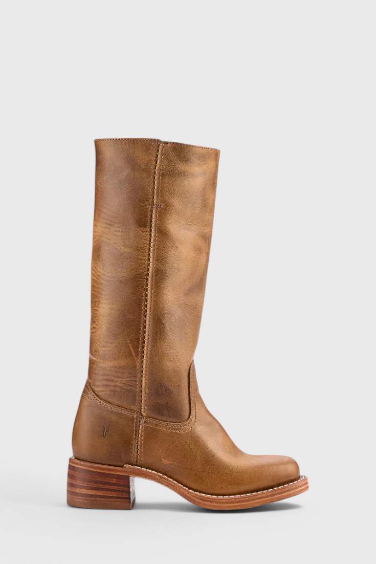 Lecco Tall PU Leather Boots