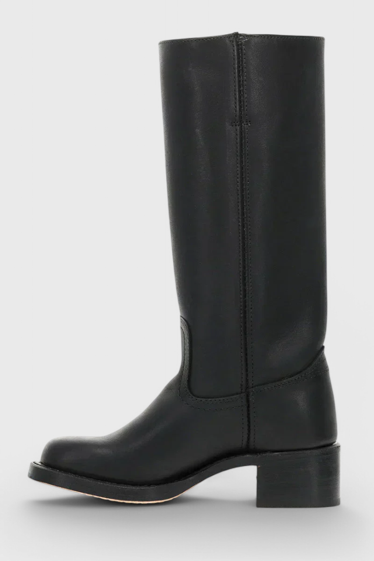 Lecco Tall PU Leather Boots