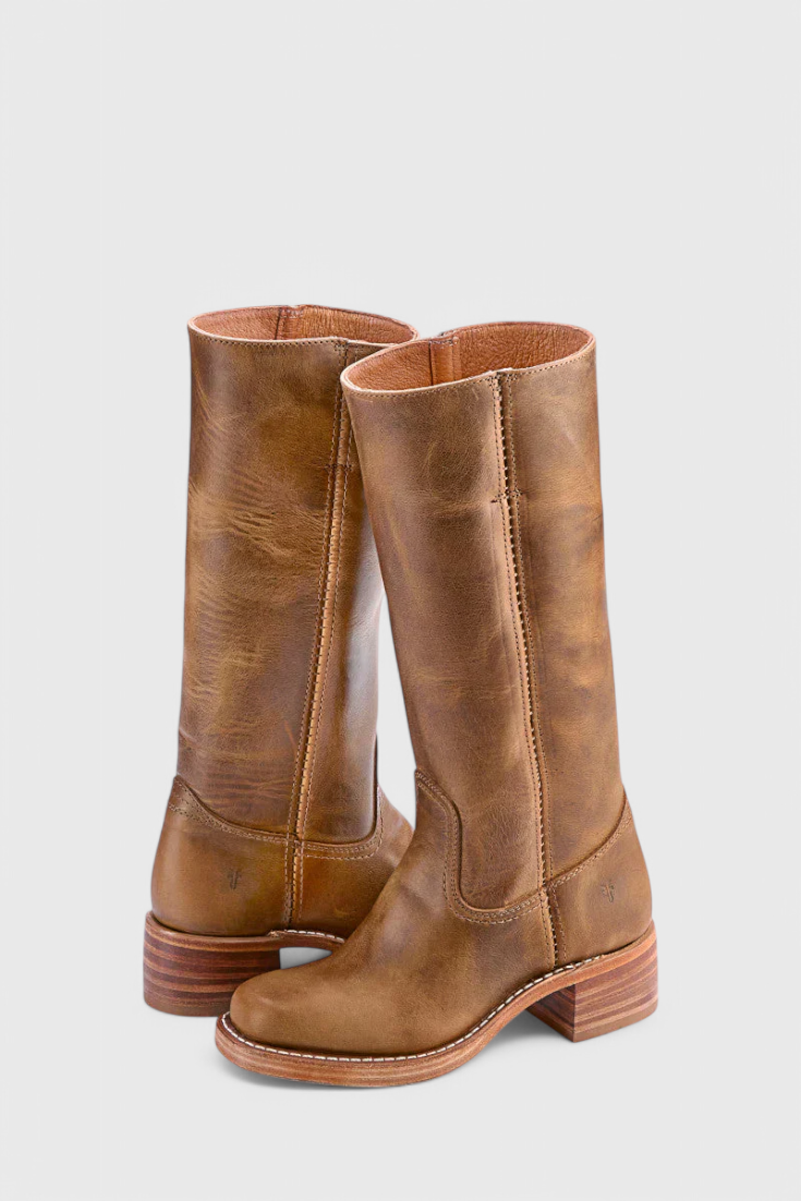 Lecco Tall PU Leather Boots