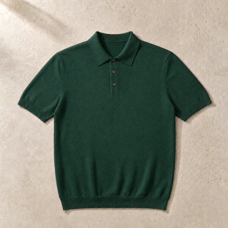 The Hanover Men's Knit Polo Shirt
