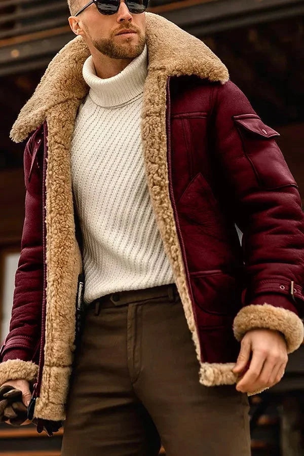 Novara Thick Faux Leather Jacket