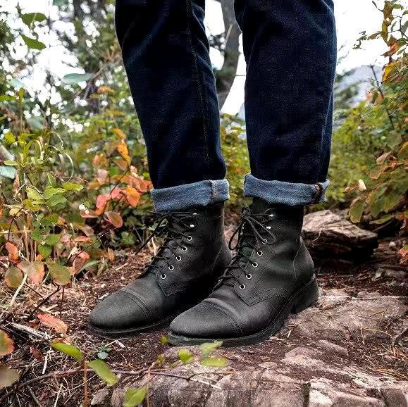 Parma Leather Lace-Up Boots